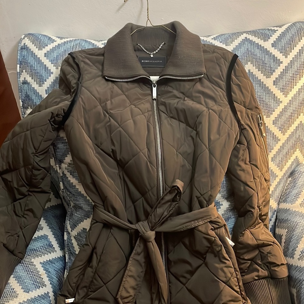 Army Green BCBGMaxAzria coat